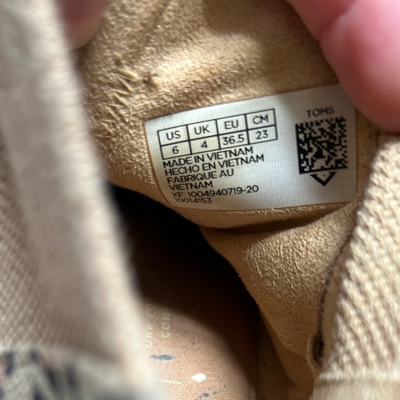 Women’s Toms Leopard Print Kelsey Wedge Booties - Size 6 - Picture 6 of 6